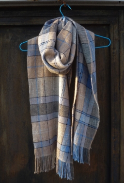 beigebluegrey plaid