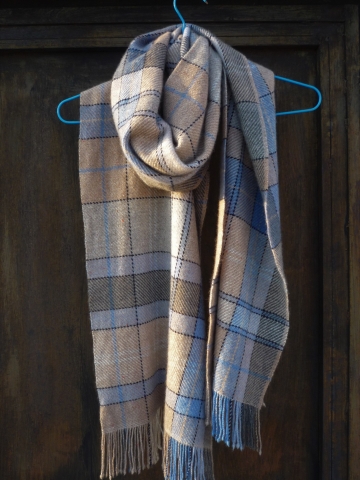 beigebluegrey plaid